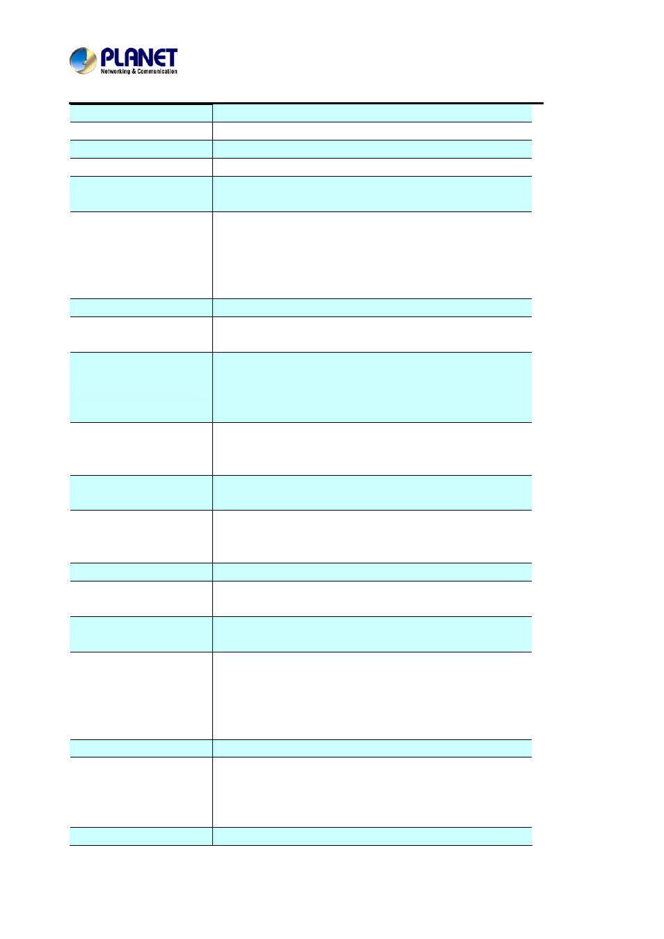 PLANET VIP-2020PT User Manual | Page 66 / 107