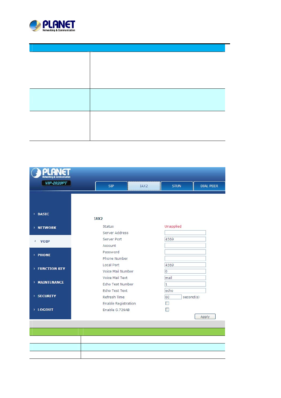 PLANET VIP-2020PT User Manual | Page 67 / 107