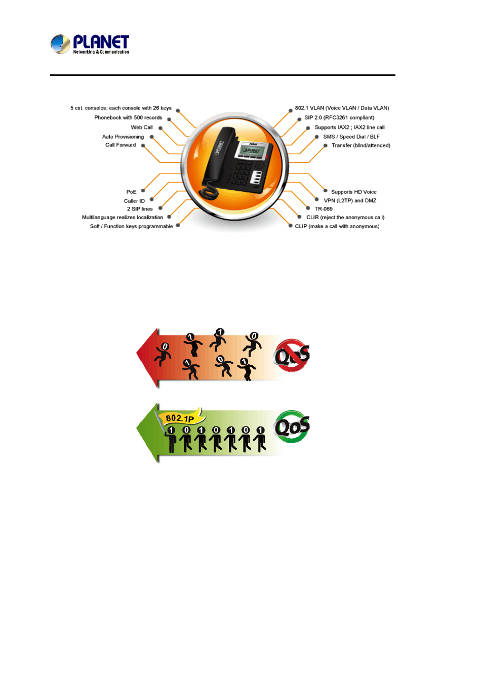 PLANET VIP-2020PT User Manual | Page 9 / 107