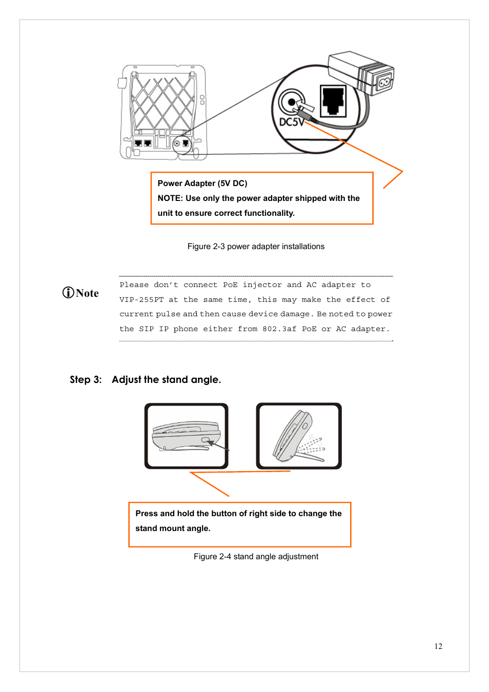 PLANET VIP-255PT User Manual | Page 12 / 53