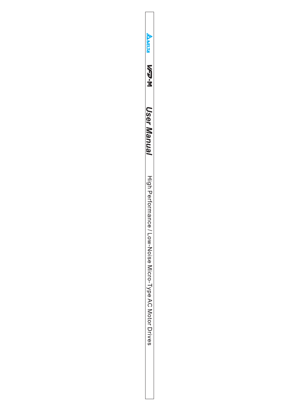 Delta Electronics VFD-M User Manual | Page 3 / 173