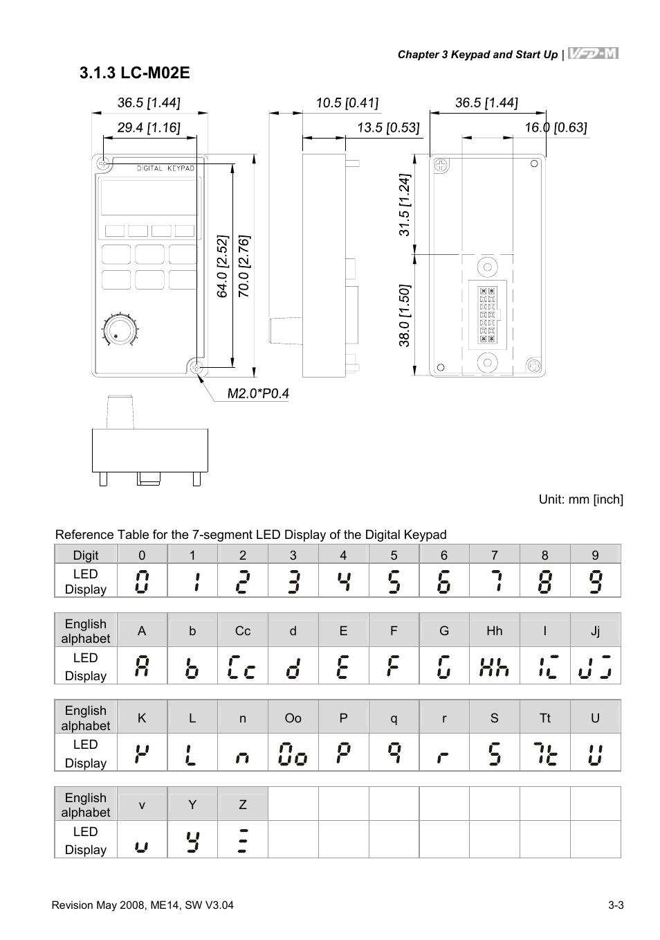 3 lc-m02e, 3 lc-m02e -3 | Delta Electronics VFD-M User Manual | Page 32 / 173