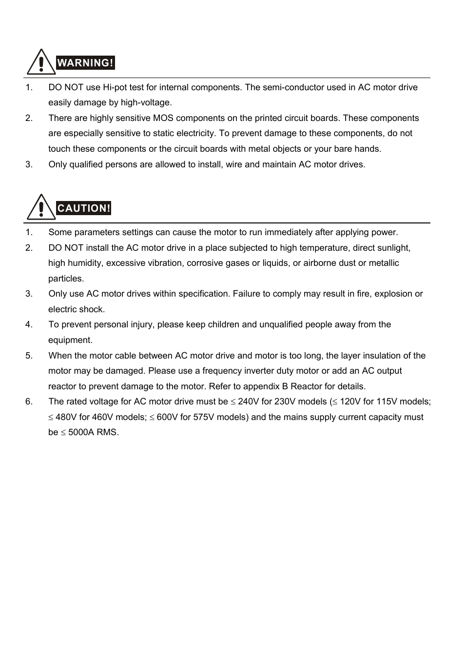 Delta Electronics VFD-M User Manual | Page 5 / 173