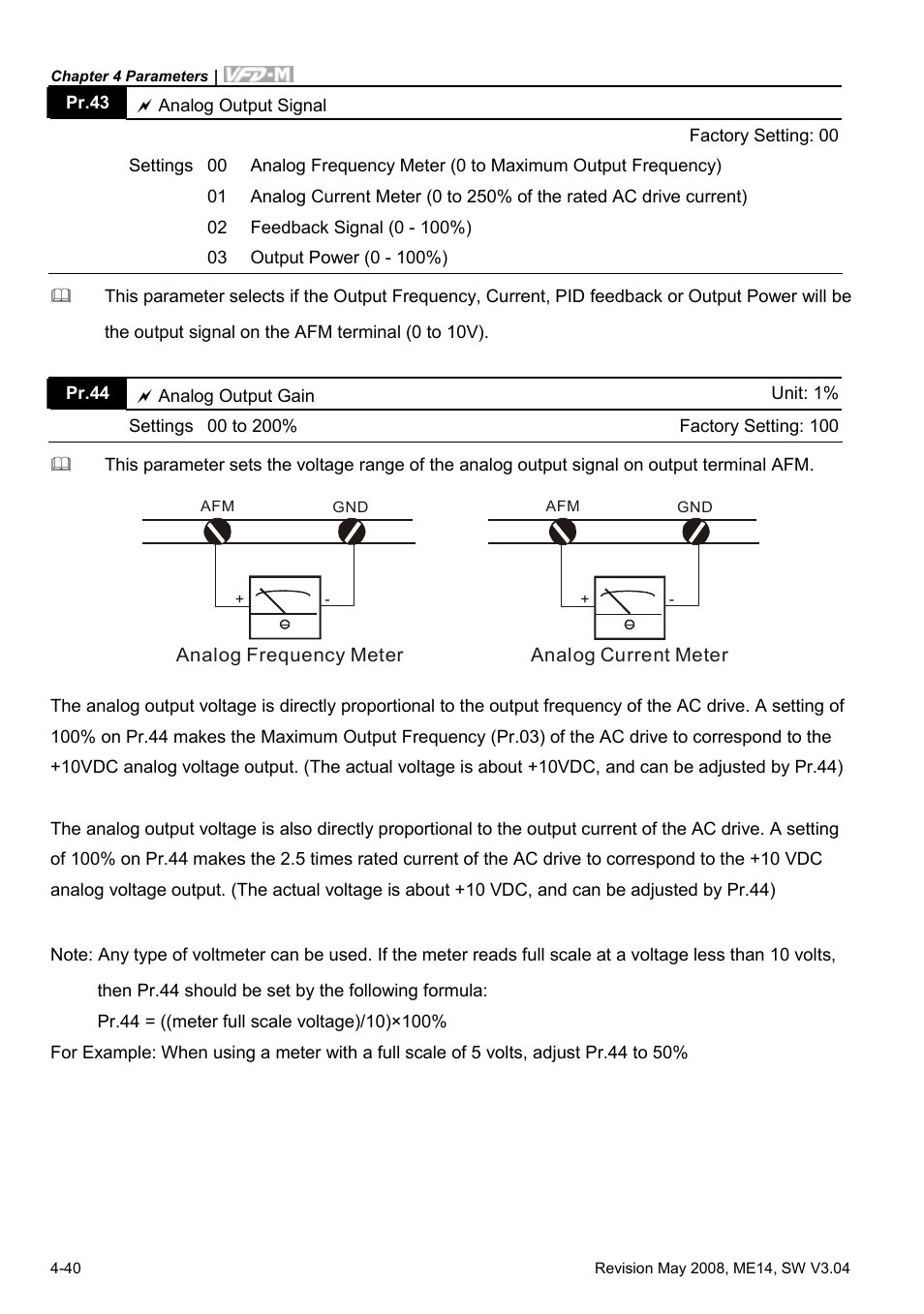 Delta Electronics VFD-M User Manual | Page 75 / 173