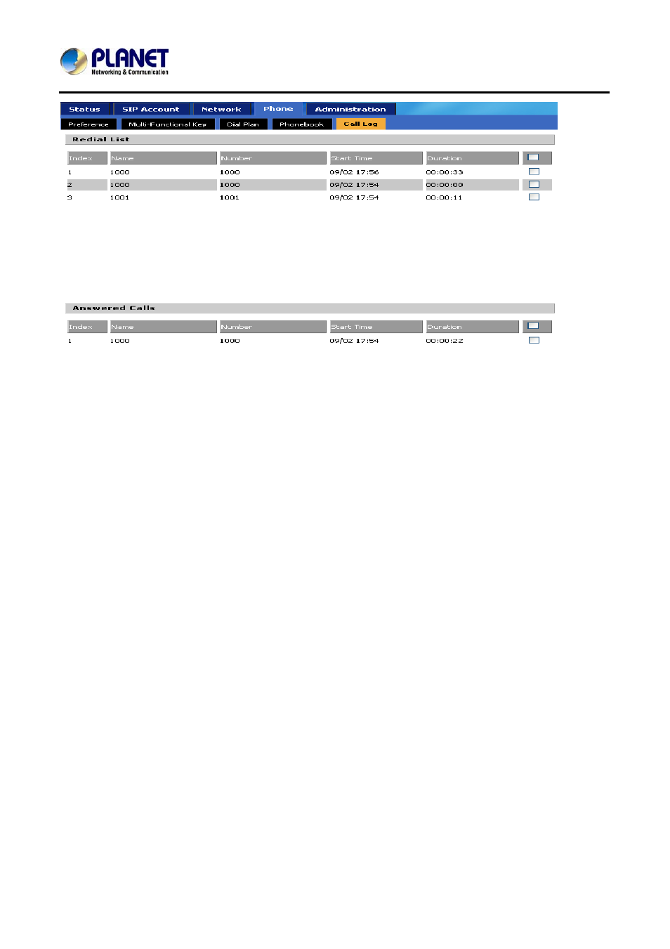 PLANET VIP-256PT User Manual | Page 50 / 64