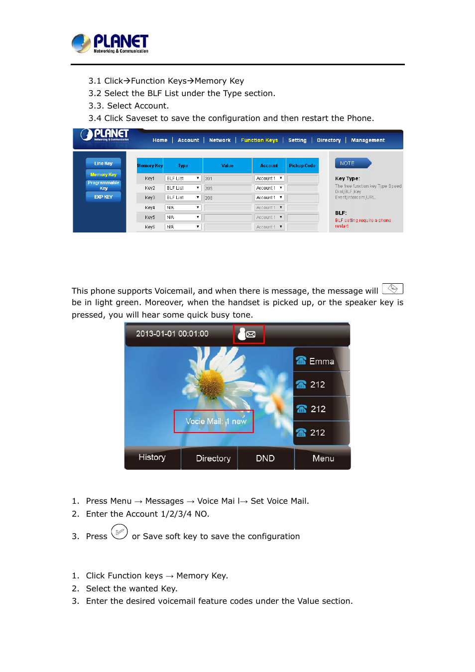5 voice message, Oice, Essage | PLANET VIP-6040PT User Manual | Page 100 / 126
