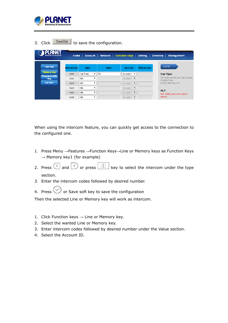 9 intercom, Ntercom | PLANET VIP-6040PT User Manual | Page 104 / 126