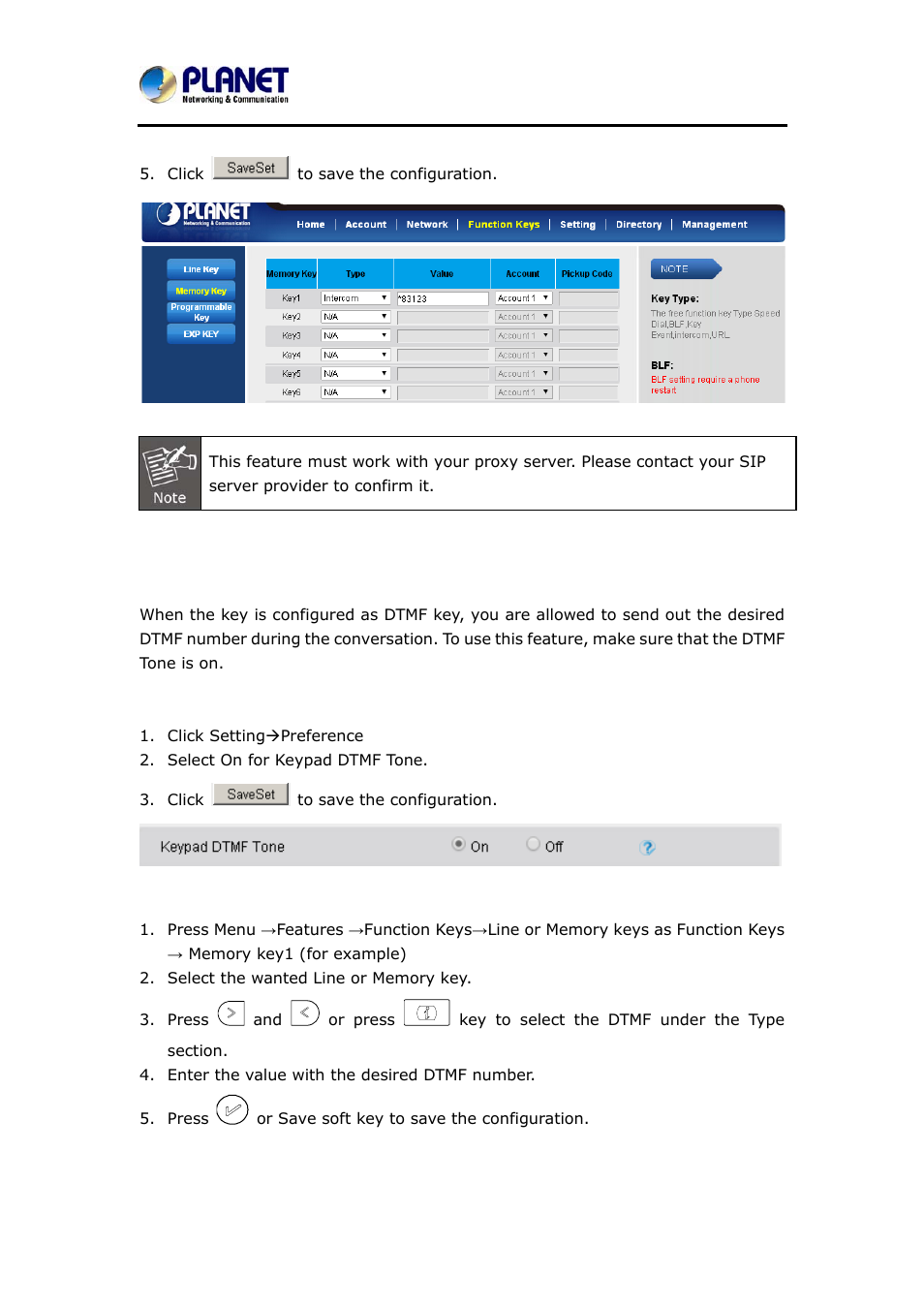 10 dtmf, Dtmf | PLANET VIP-6040PT User Manual | Page 105 / 126