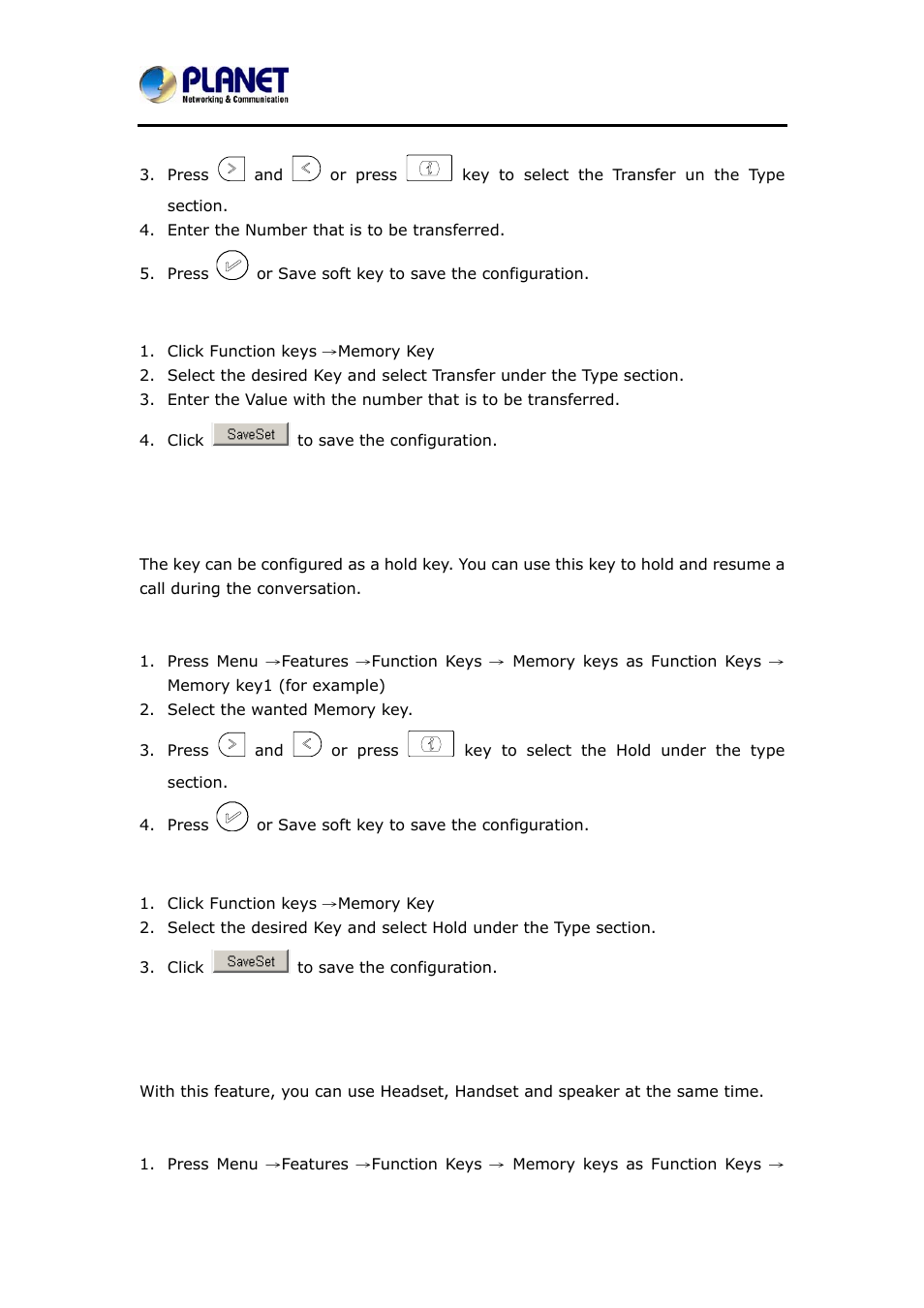 20 hold, 21 group listening, Roup | Istening | PLANET VIP-6040PT User Manual | Page 112 / 126