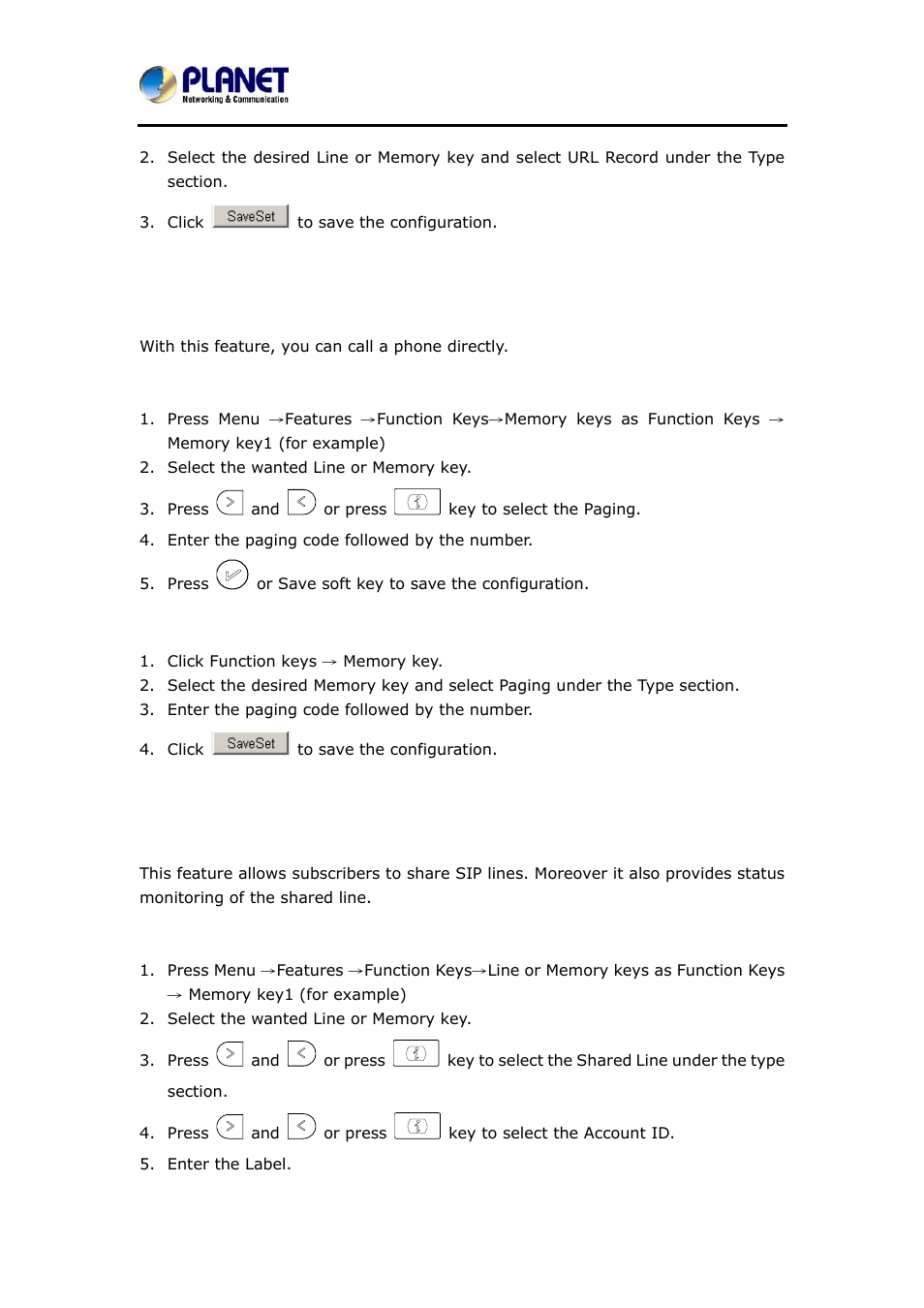 27 paging, 28 shared line, Aging | Hared | PLANET VIP-6040PT User Manual | Page 116 / 126