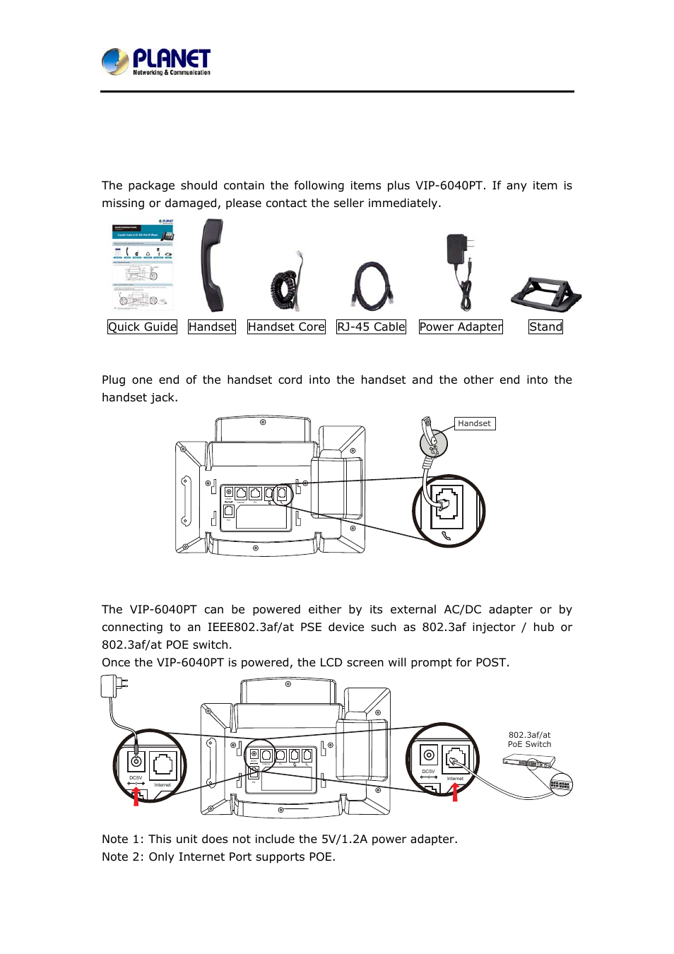 2 initial connection and login, Initial connection and login | PLANET VIP-6040PT User Manual | Page 25 / 126