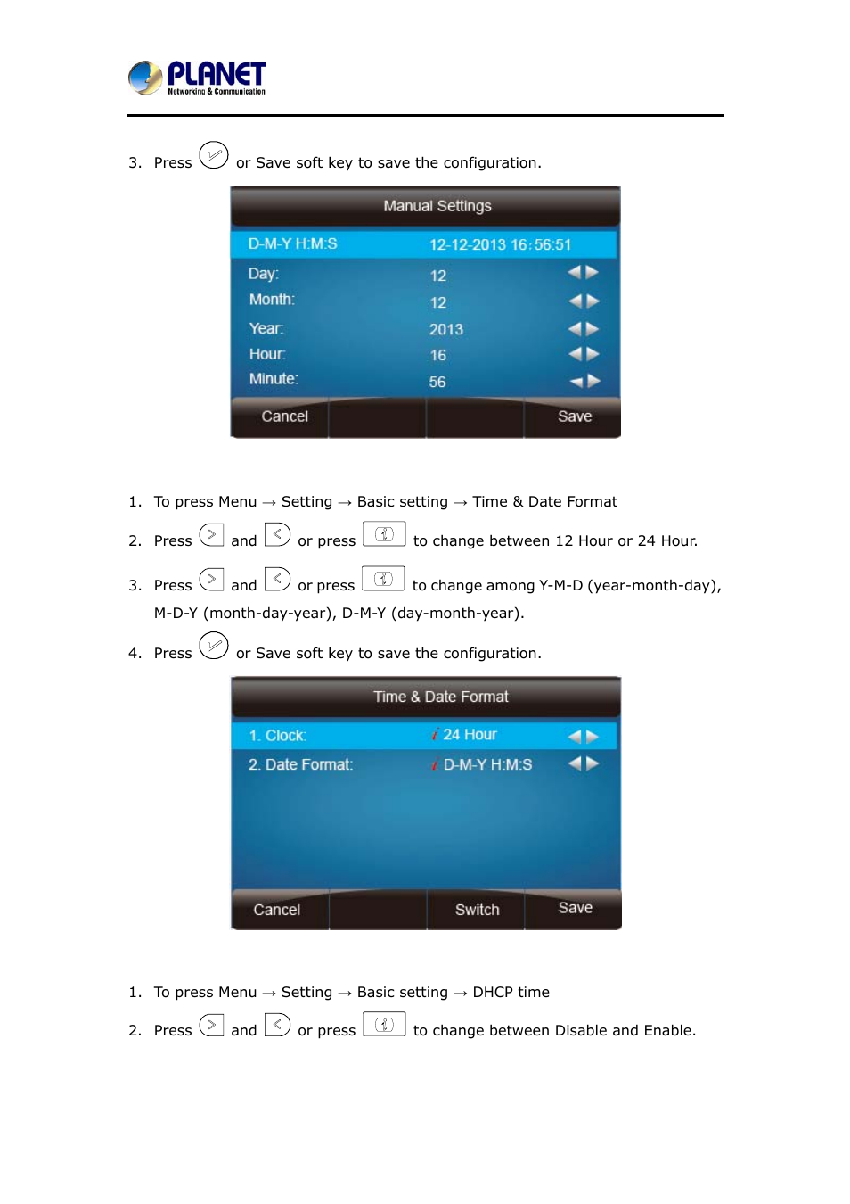 PLANET VIP-6040PT User Manual | Page 47 / 126
