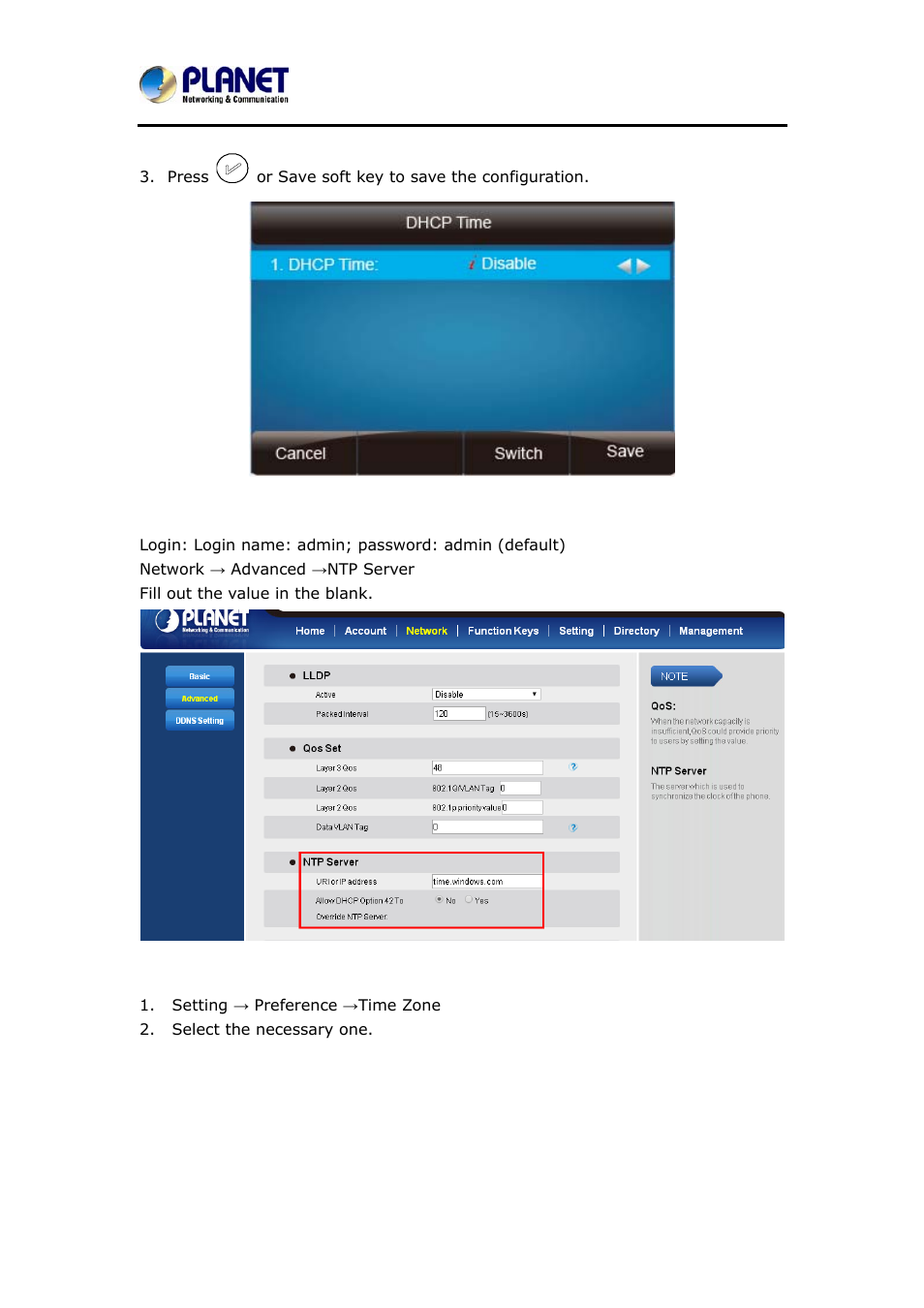 PLANET VIP-6040PT User Manual | Page 48 / 126