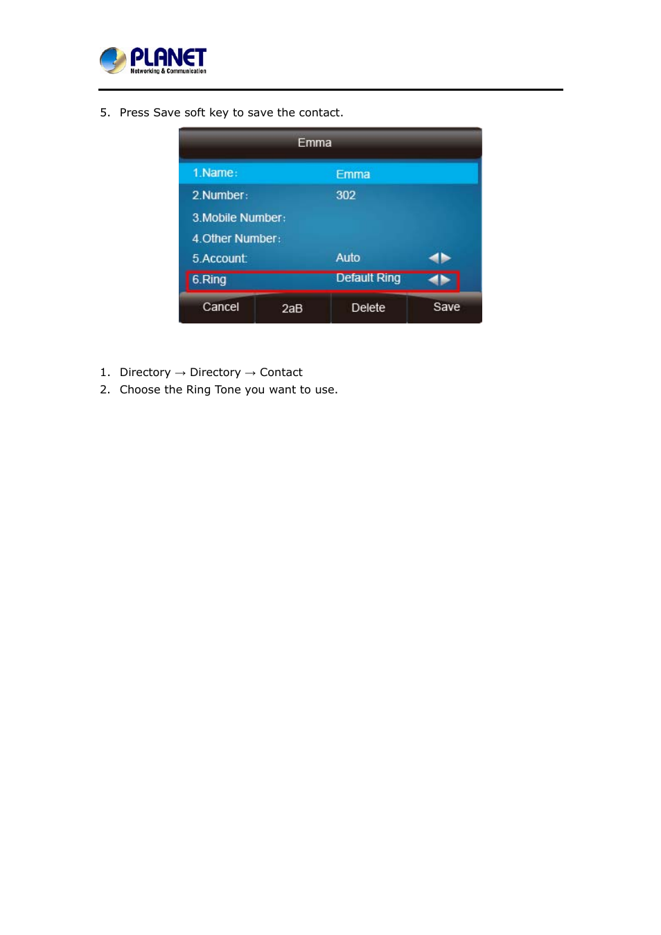 PLANET VIP-6040PT User Manual | Page 51 / 126