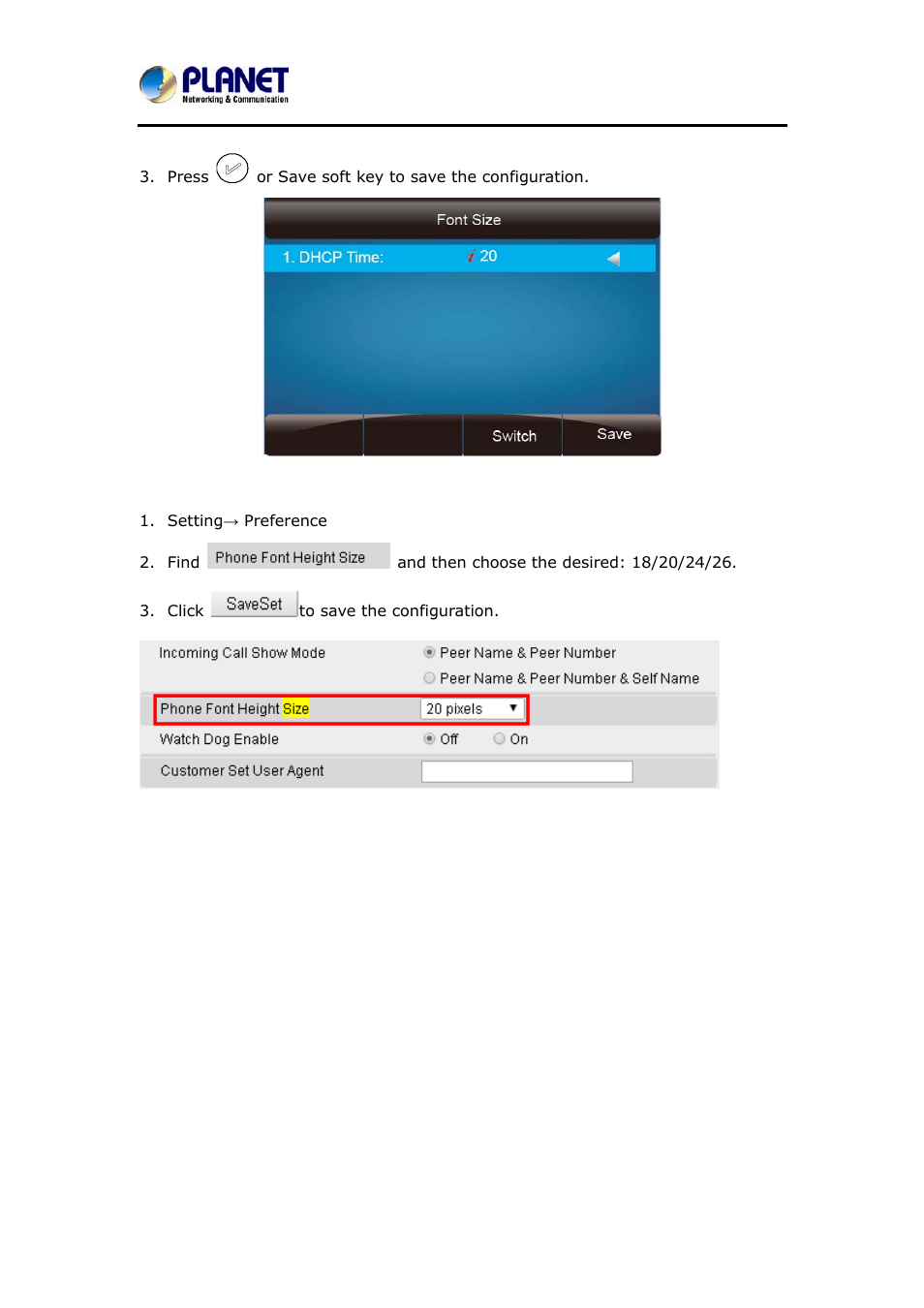 PLANET VIP-6040PT User Manual | Page 53 / 126