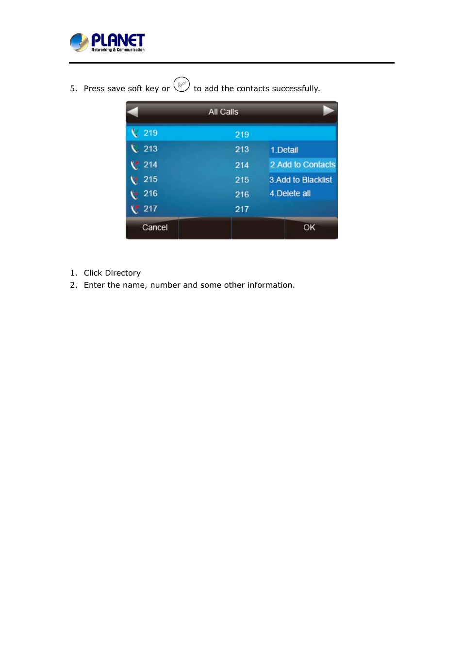 PLANET VIP-6040PT User Manual | Page 61 / 126