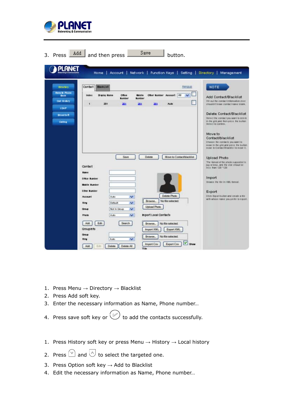 PLANET VIP-6040PT User Manual | Page 62 / 126