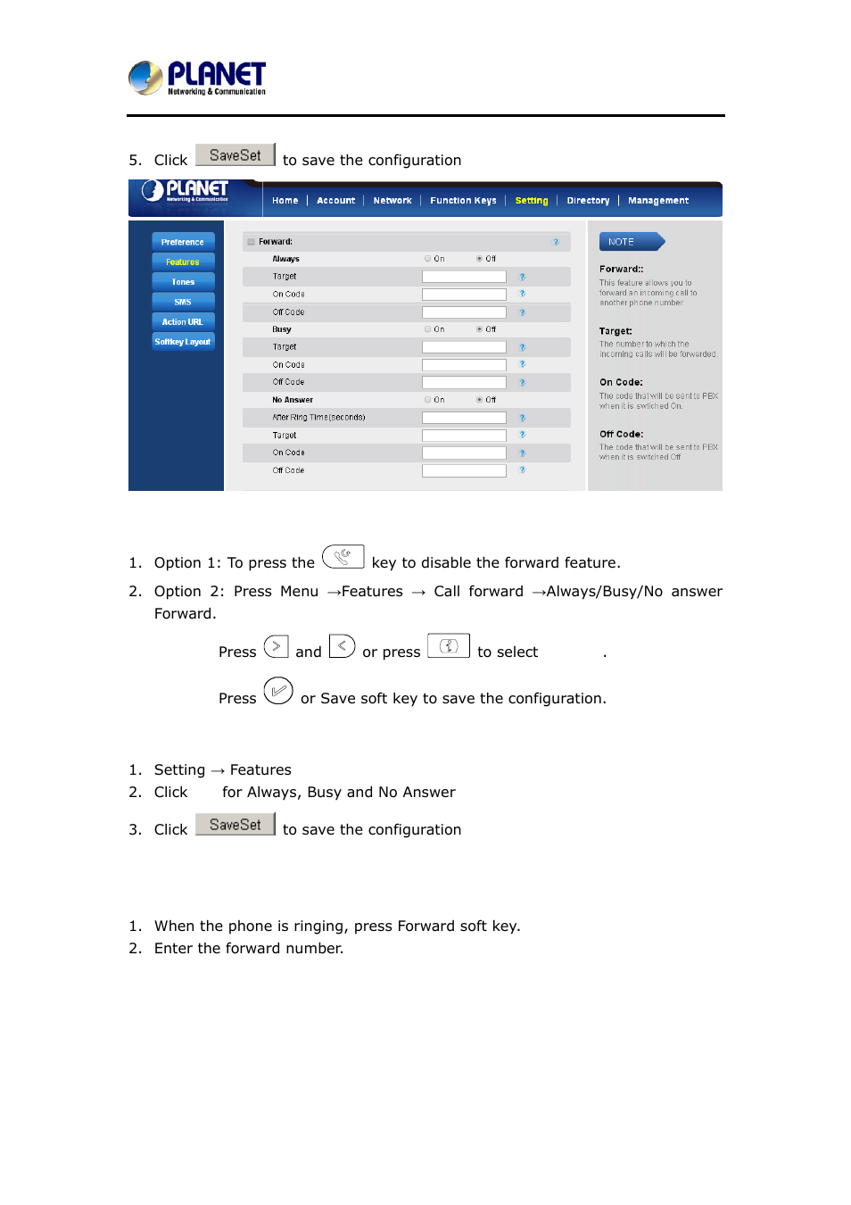 PLANET VIP-6040PT User Manual | Page 86 / 126