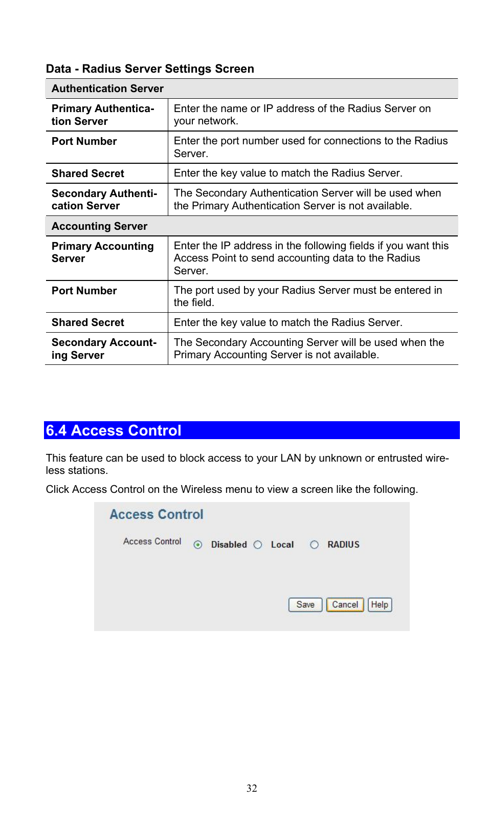 4 access control | PLANET WNAP-3000PE User Manual | Page 37 / 90