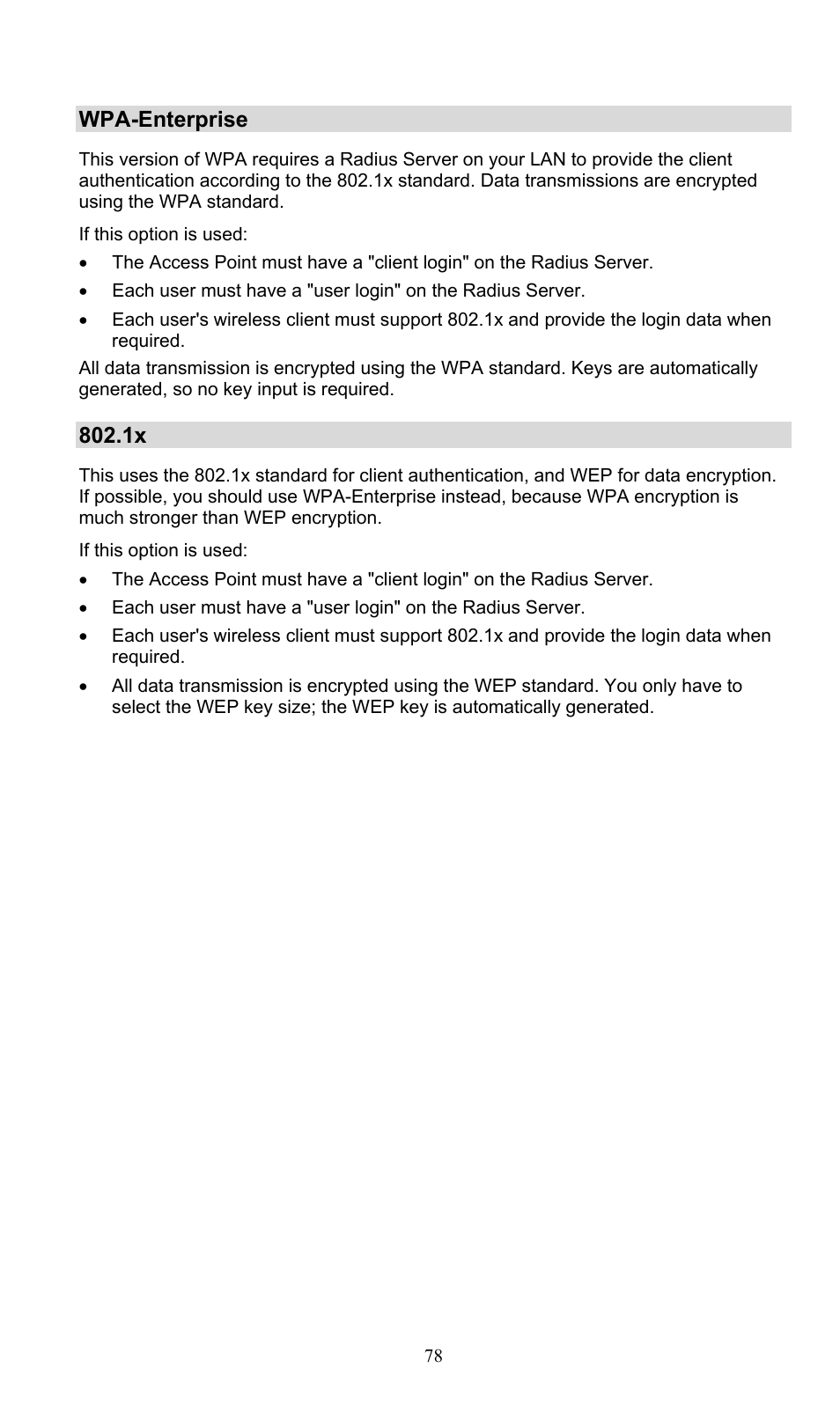 Wpa-enterprise | PLANET WNAP-3000PE User Manual | Page 83 / 90