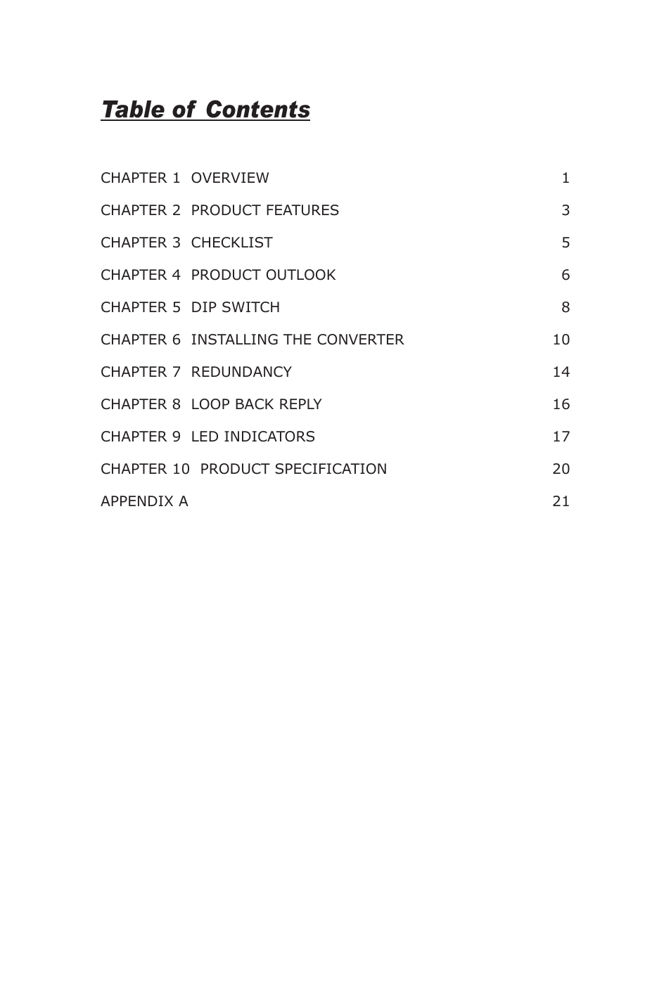 PLANET FT-1105A User Manual | Page 3 / 24