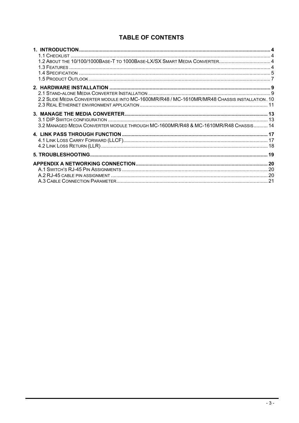 PLANET GST-80X Series User Manual | Page 3 / 24