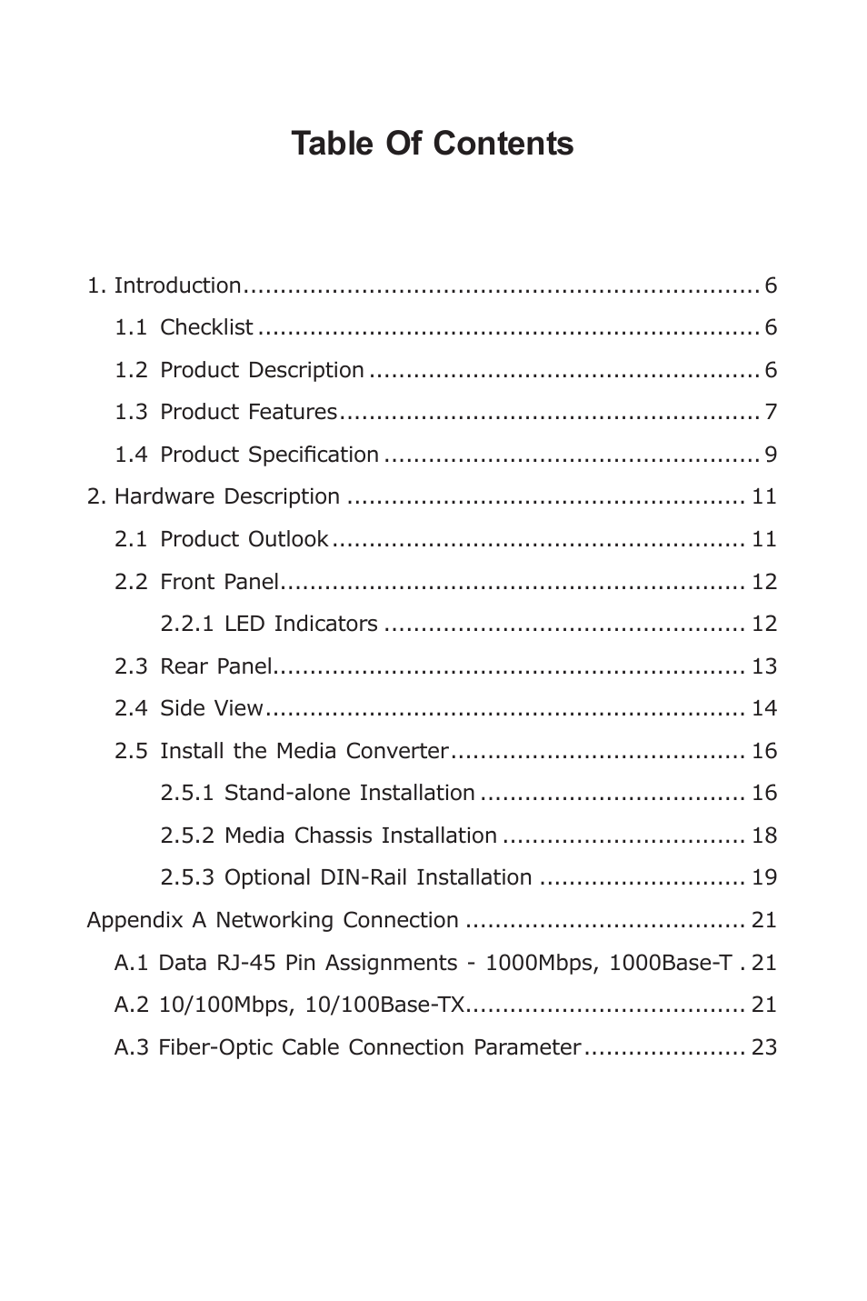 PLANET GT-1205A User Manual | Page 5 / 24