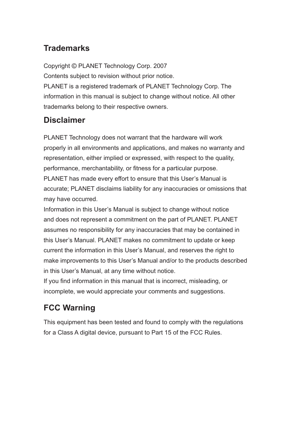 PLANET GT-702 User Manual | 19 pages
