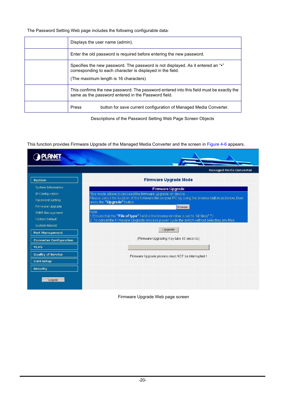 4 firmware upgrade | PLANET GT-90x Series User Manual | Page 25 / 63