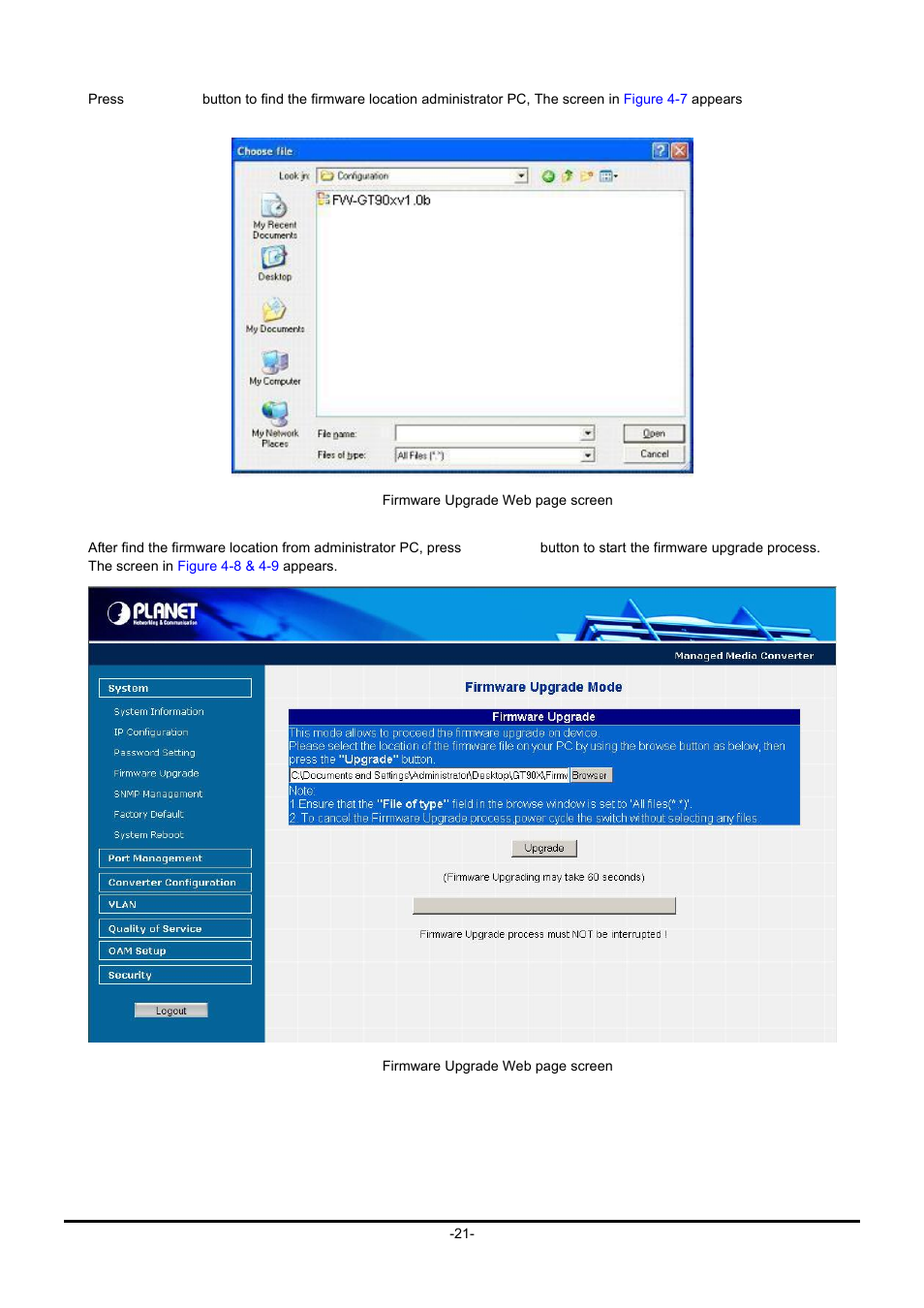 PLANET GT-90x Series User Manual | Page 26 / 63