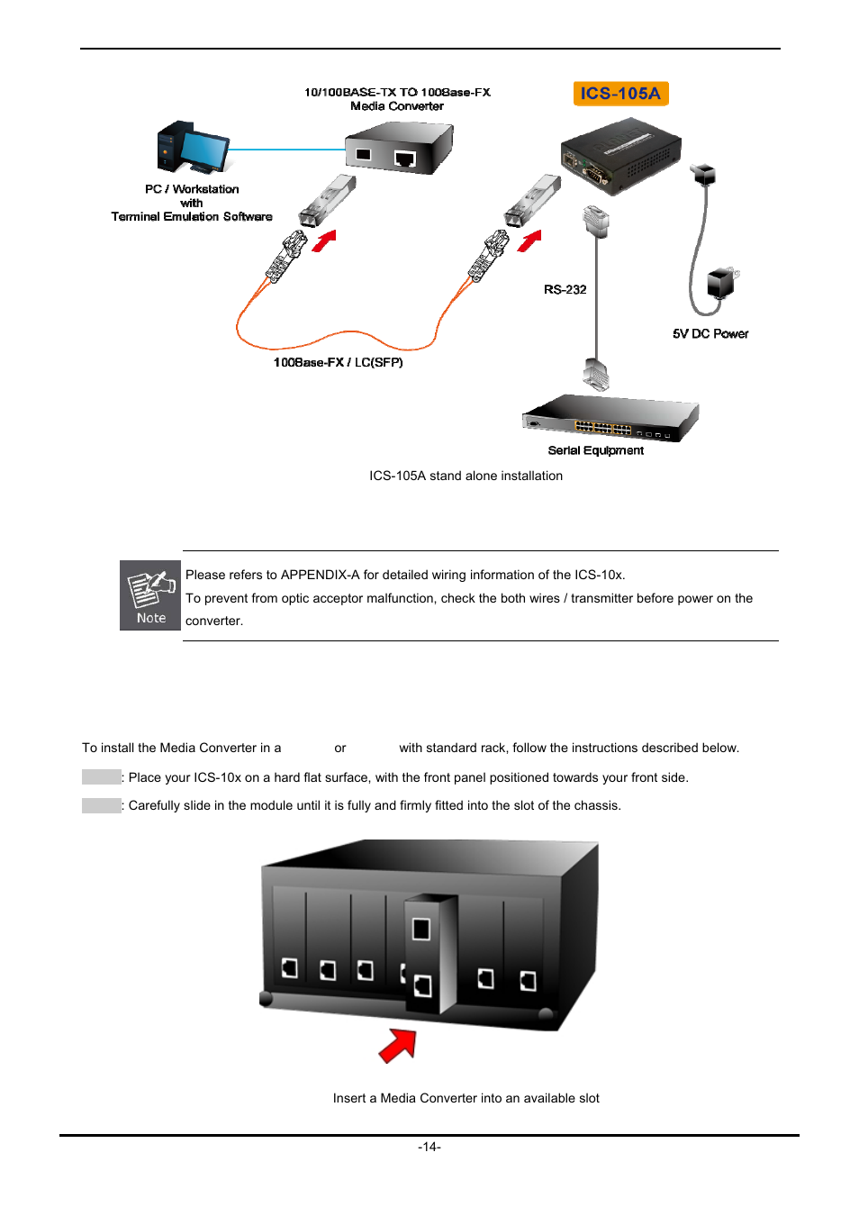 2 chassis installation and rack mounting | PLANET ICS-102 User Manual | Page 19 / 73