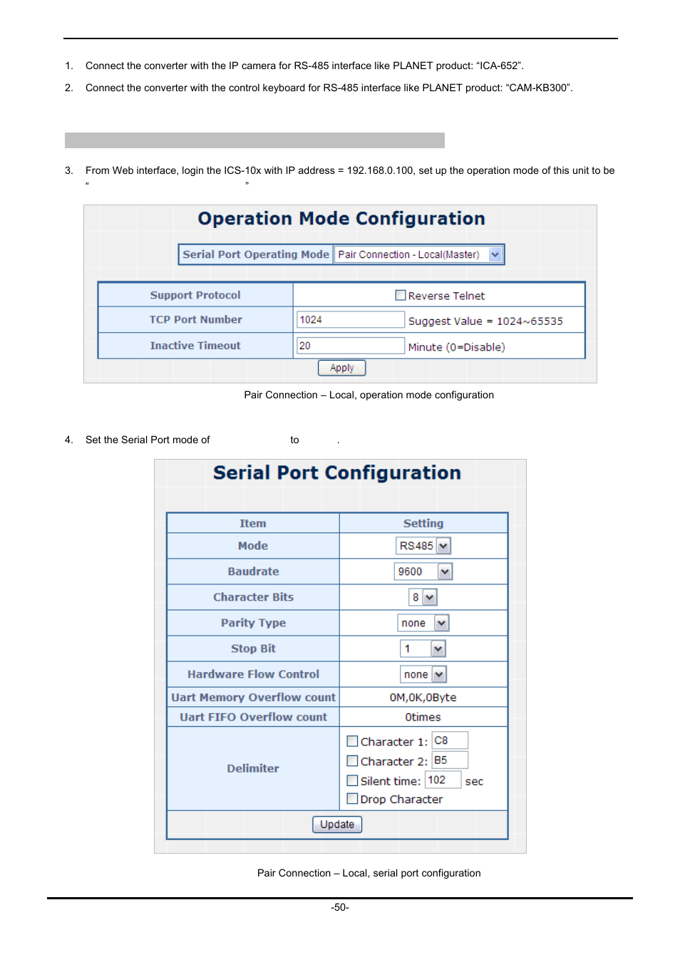 PLANET ICS-102 User Manual | Page 55 / 73