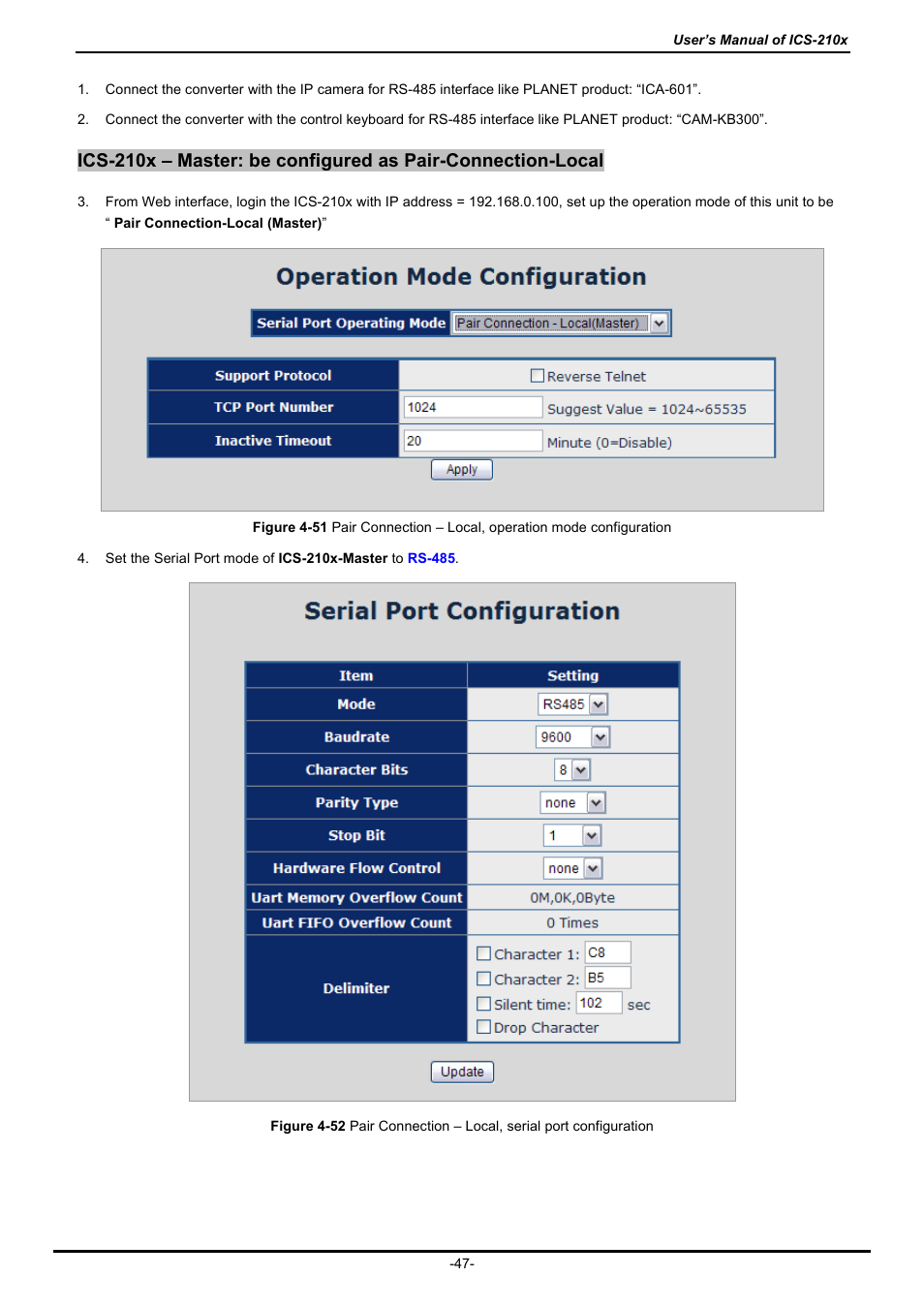 PLANET ICS-2100 User Manual | Page 51 / 69