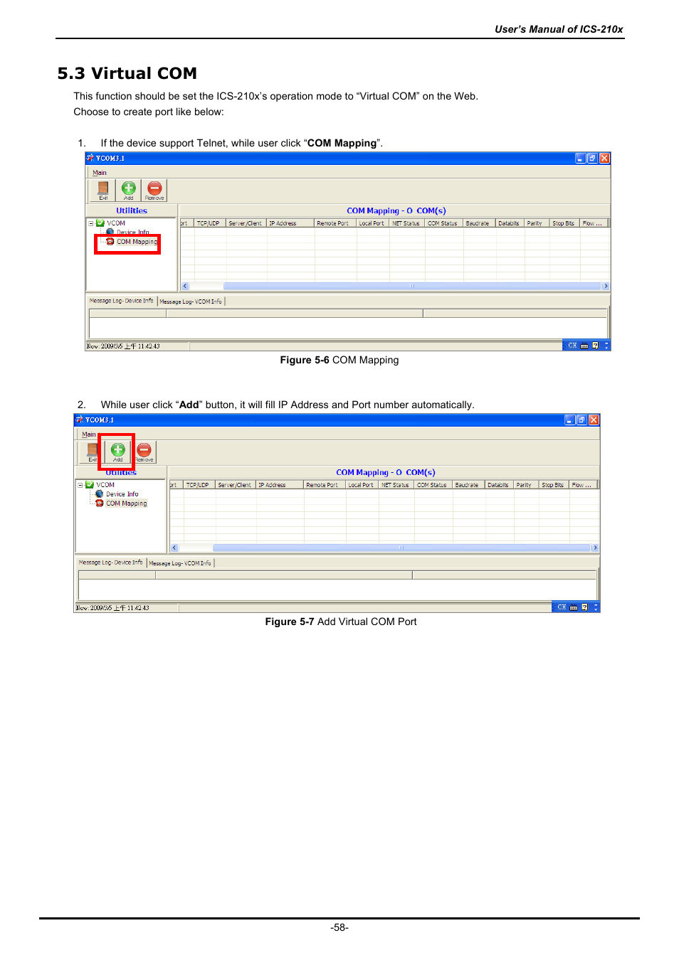 3 virtual com, Irtual | PLANET ICS-2100 User Manual | Page 62 / 69