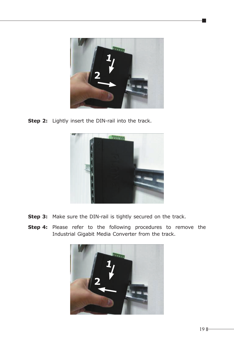 PLANET IGT-1205AT User Manual | Page 19 / 36