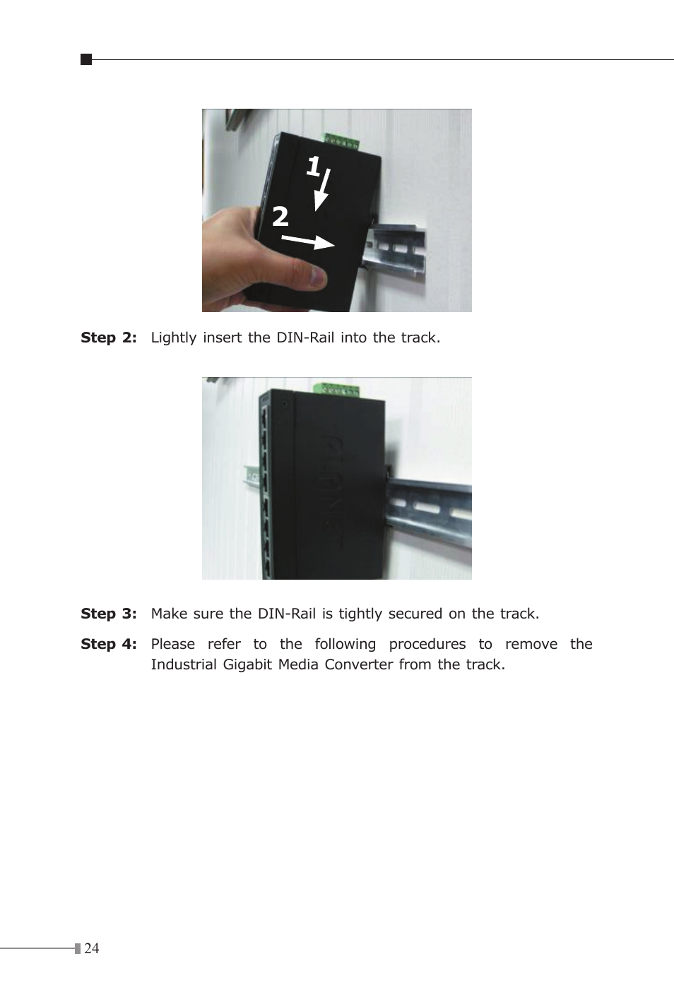 PLANET IGT-1205AT User Manual | Page 24 / 32