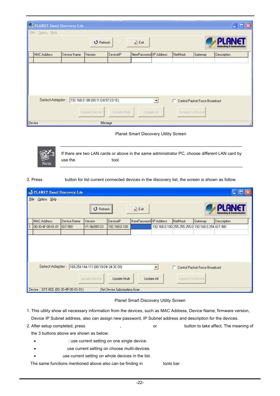 PLANET IGT-902 User Manual | Page 22 / 65