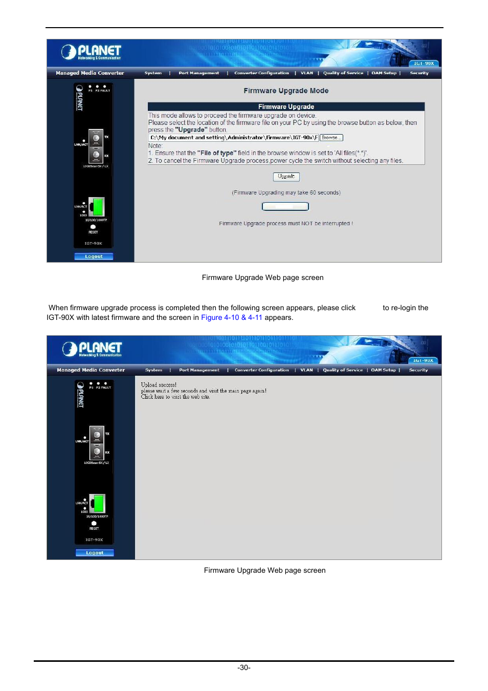 PLANET IGT-902 User Manual | Page 30 / 65