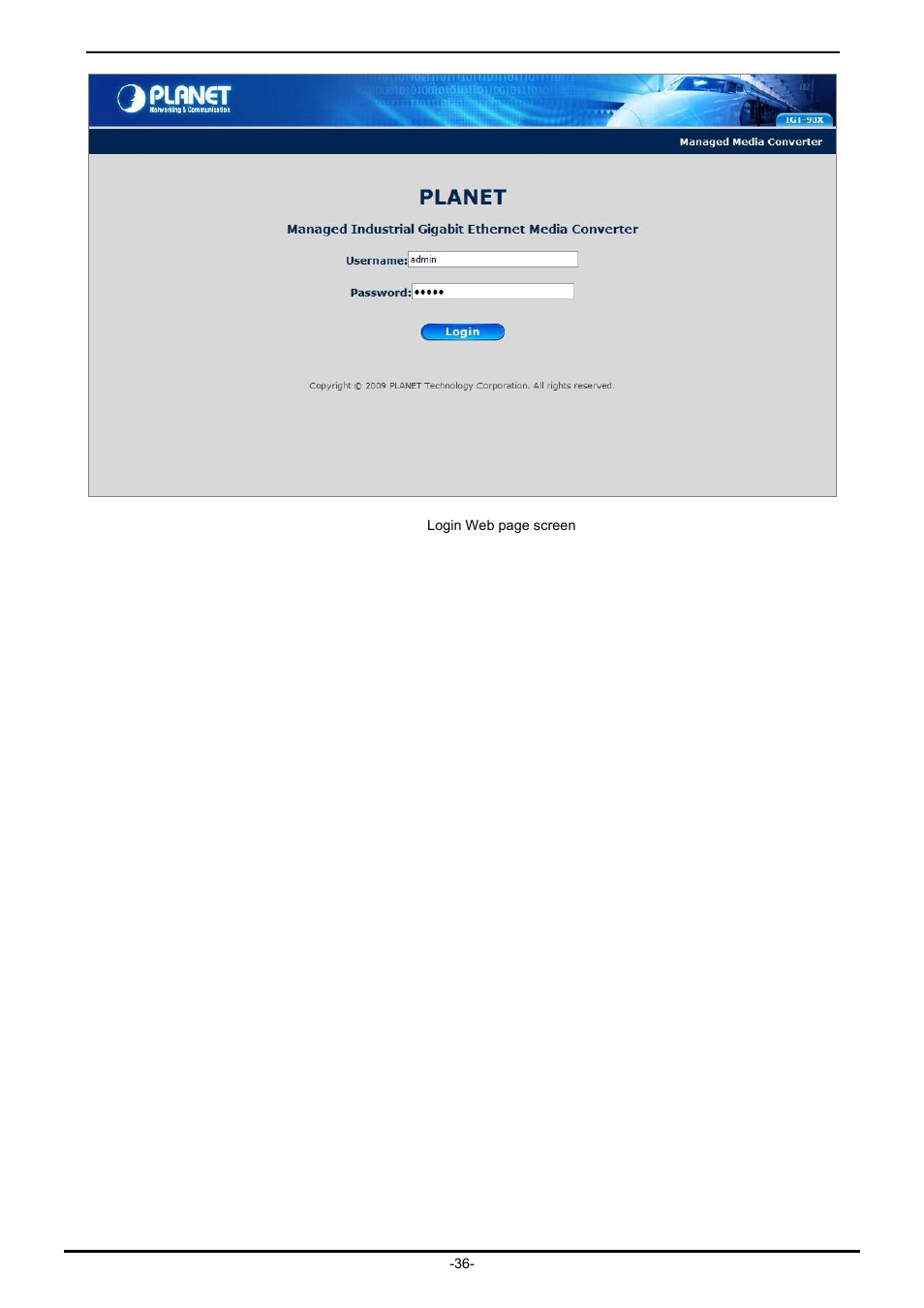 PLANET IGT-902 User Manual | Page 36 / 65