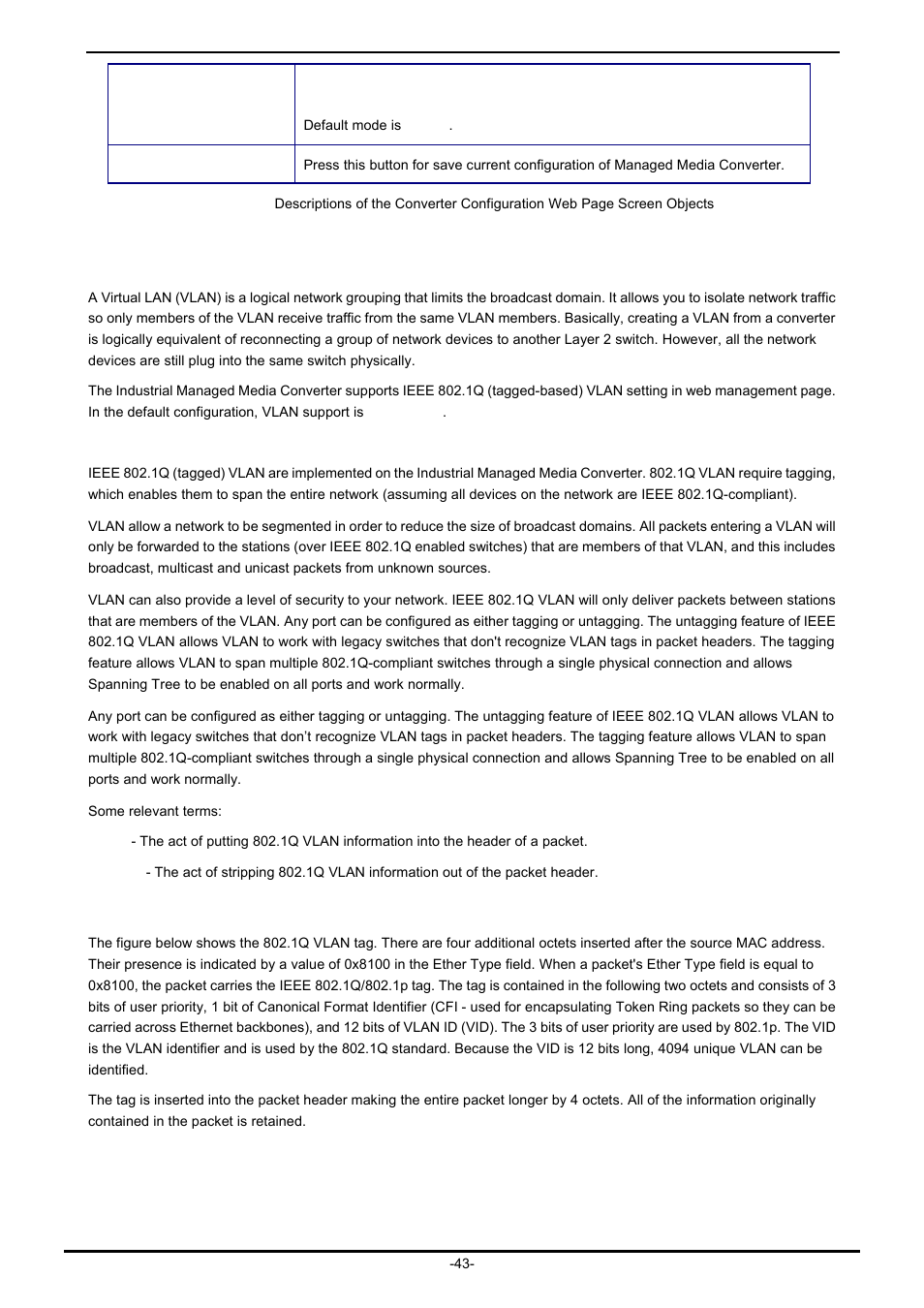5 vlan | PLANET IGT-902 User Manual | Page 43 / 65