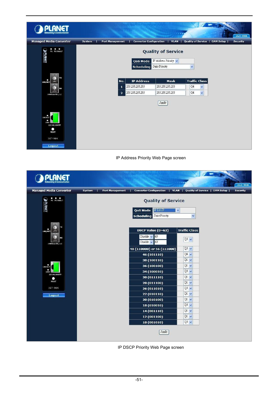 PLANET IGT-902 User Manual | Page 51 / 65