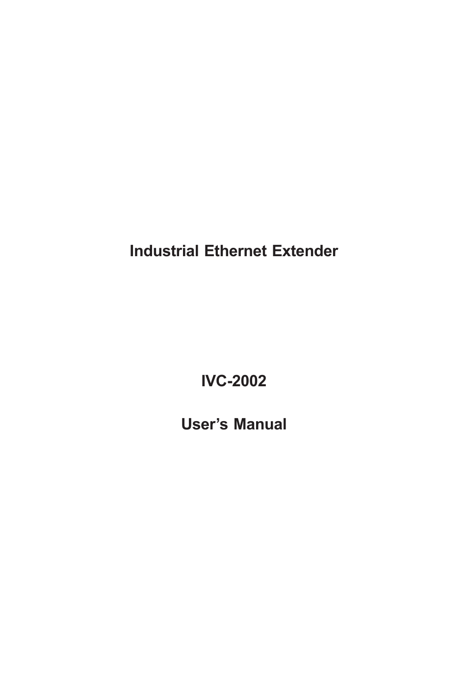 PLANET IVC-2002 User Manual | 28 pages