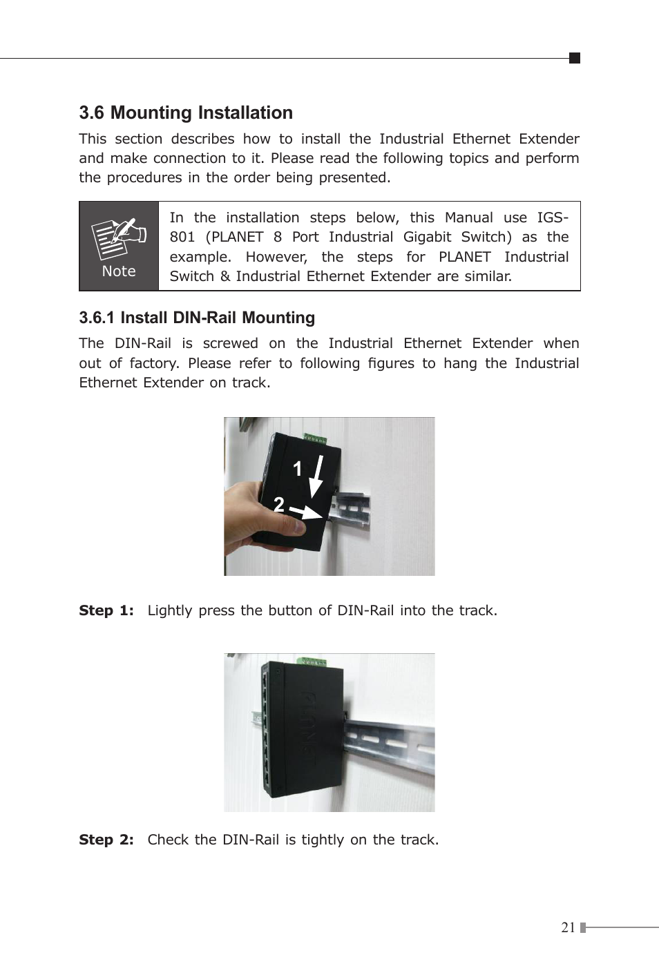 PLANET IVC-2002 User Manual | Page 21 / 28