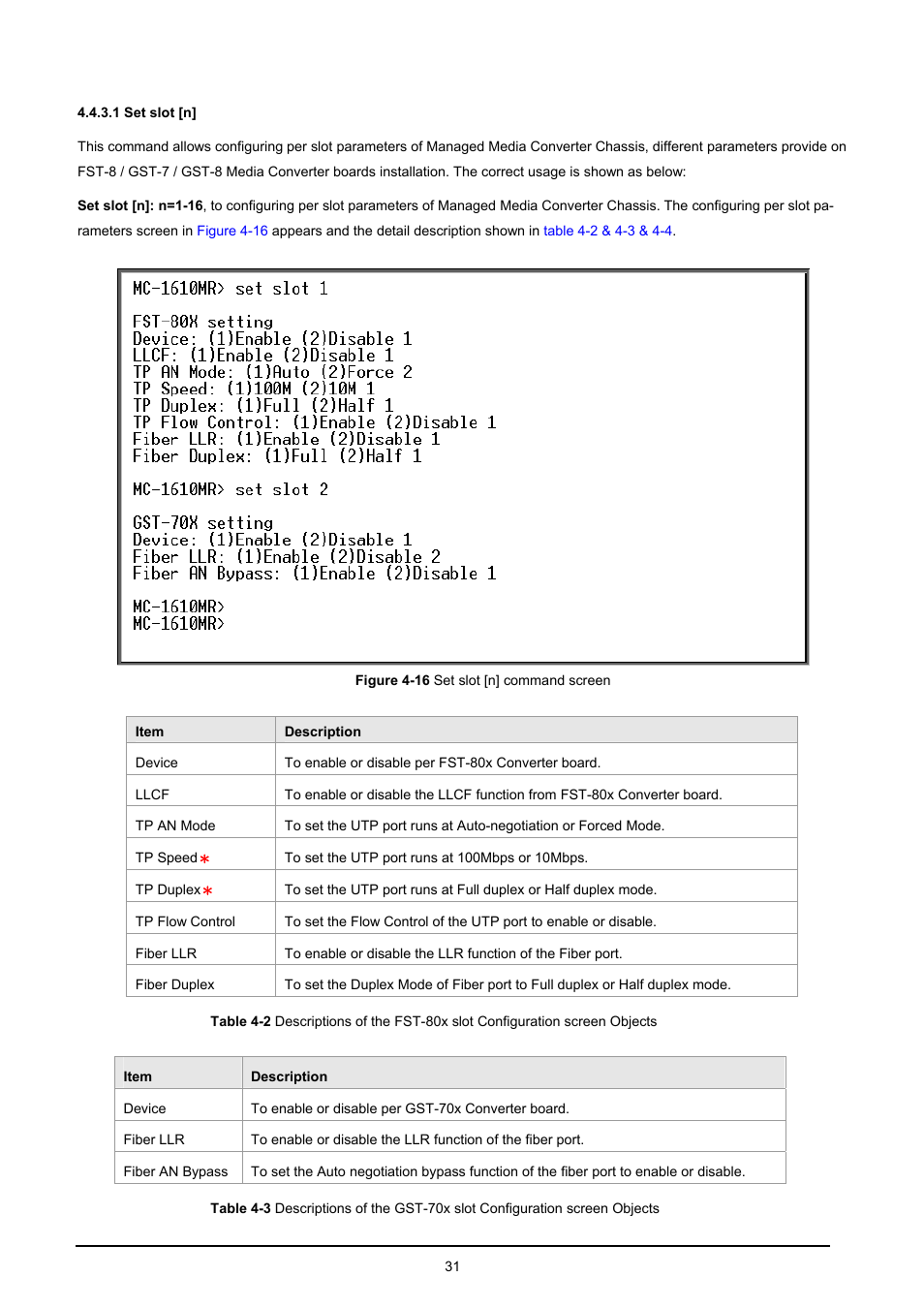PLANET MC-1610MR User Manual | Page 31 / 68