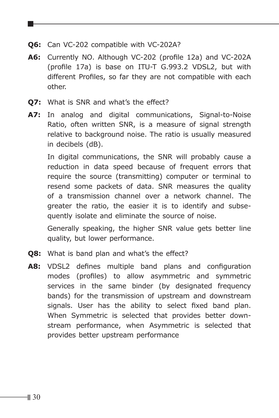 PLANET VC-201A User Manual | Page 30 / 32