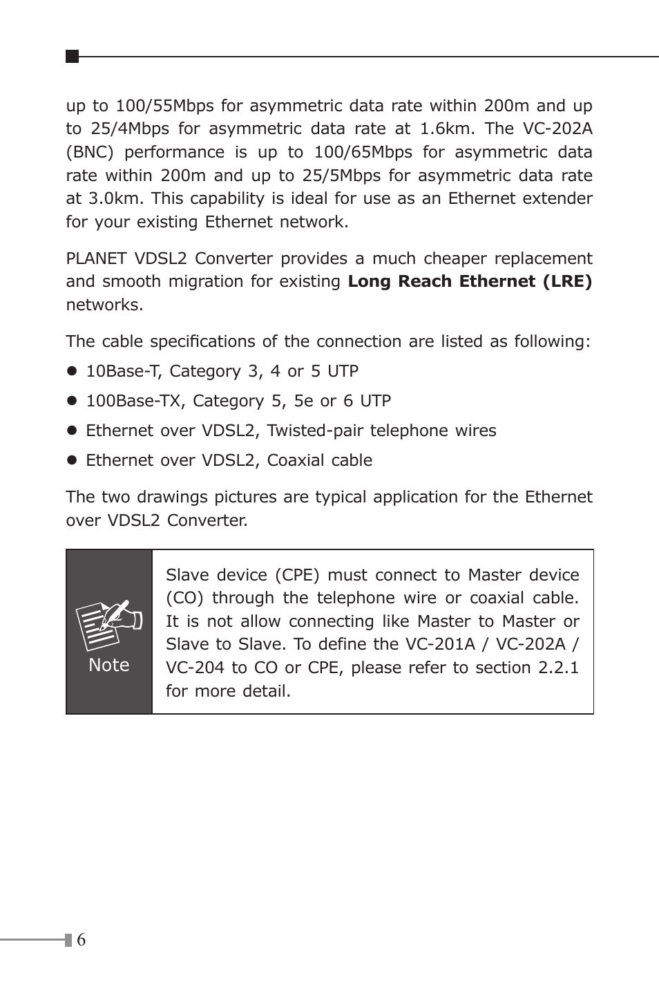 PLANET VC-201A User Manual | Page 6 / 32