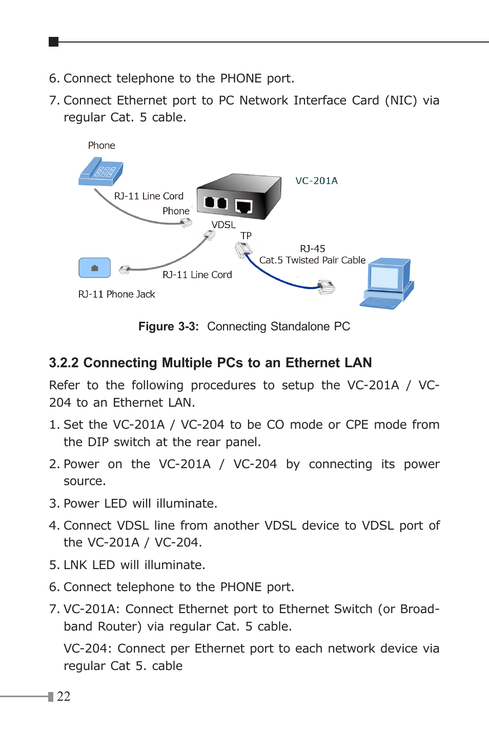 PLANET VC-201A User Manual | Page 22 / 28