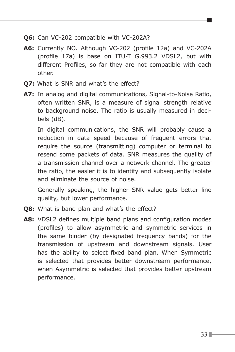 PLANET VC-202A User Manual | Page 33 / 36