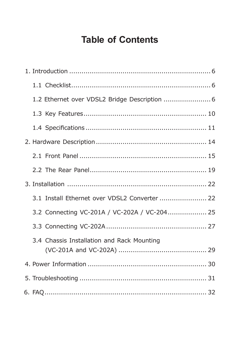 PLANET VC-202A User Manual | Page 5 / 36