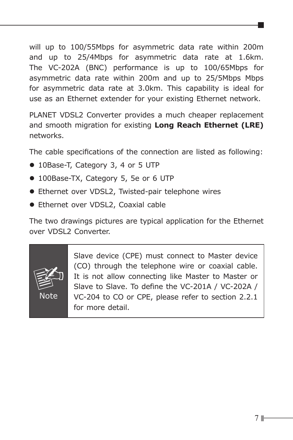 PLANET VC-202A User Manual | Page 7 / 36